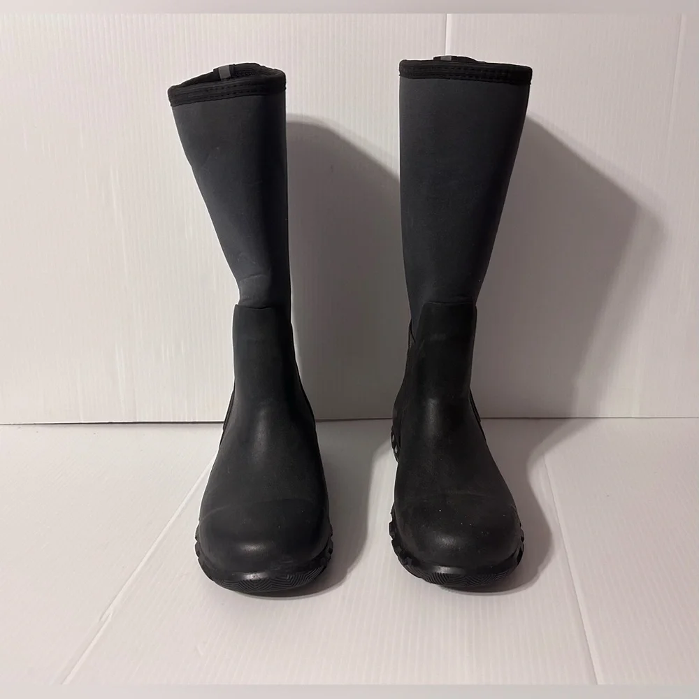Habit black waterproof rain hunting outdoor boots men size 7
